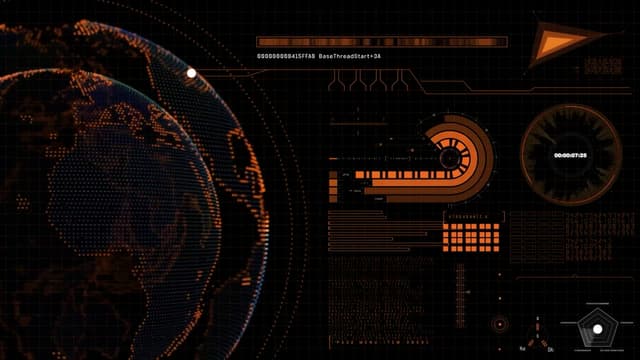 Space Science HUD, a Others live wallpaper for Mac