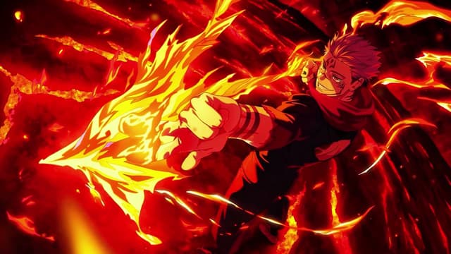 Sukuna Fuga Flames, a Anime live wallpaper for Mac