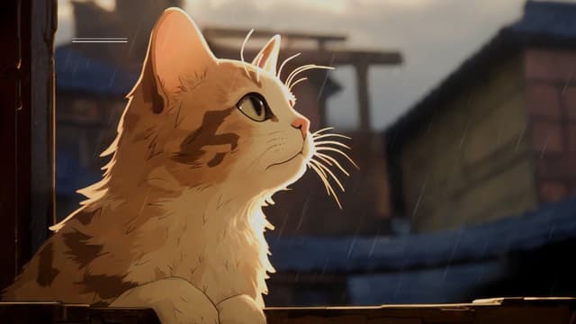 Sunlit Orange Cat, a Others live wallpaper for Mac