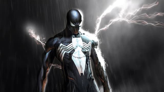 Symbiote Spider-Man Storm, a Heroes live wallpaper for Mac
