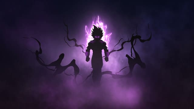 Vegeta Ultra Ego, a Anime live wallpaper for Mac
