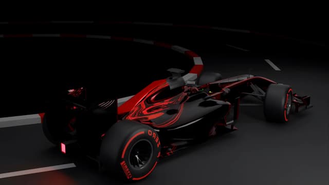 Shadow Formula Racer, a Cars live wallpaper for Mac