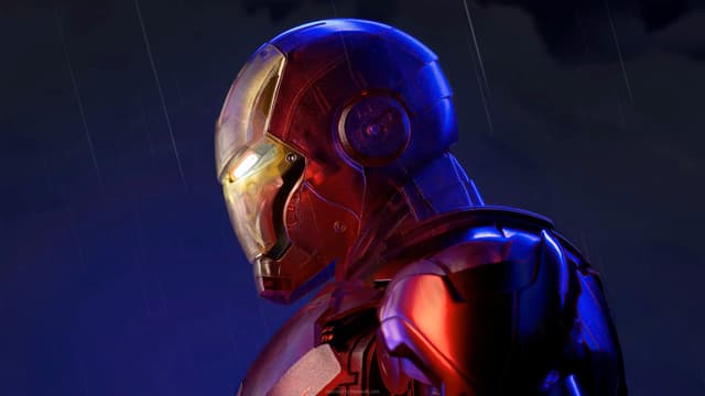 Iron Man Rain Profile, a Heroes live wallpaper for Mac