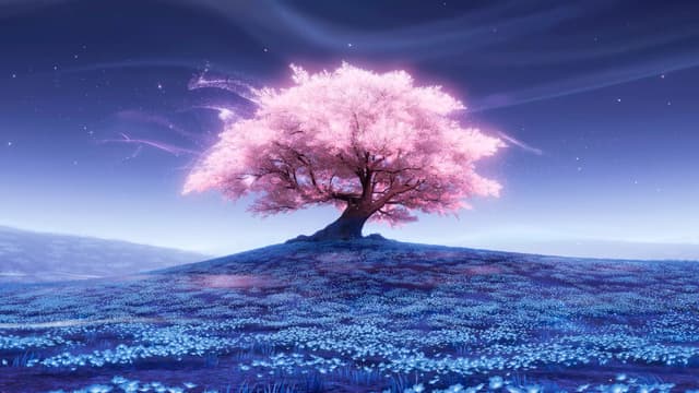 Magical Sakura Tree, a Nature live wallpaper for Mac