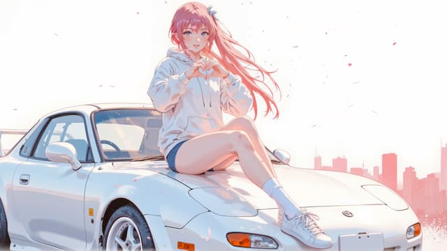 Sakura Roadster, a Cars live wallpaper for Mac
