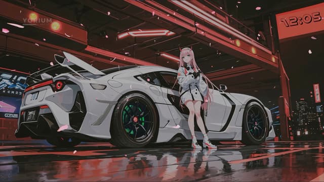 Zero Two Supercar, a Cars live wallpaper for Mac
